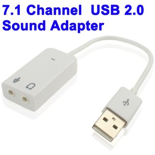 Adattatore Audio USB 7.1 Canali PC MAC ingresso
