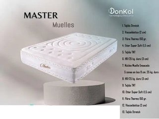 Colchón Master 135x190 muelles ensacados 31cm