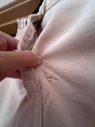 Pantalones cargo rosa Zara