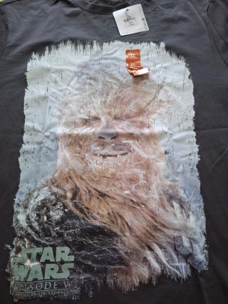 Camiseta Star Wars XL Gris y Blanca de hombre.
