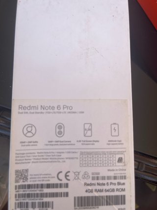 Xiaomi Redmi Note 6 Pro Blu Schermo Rotto