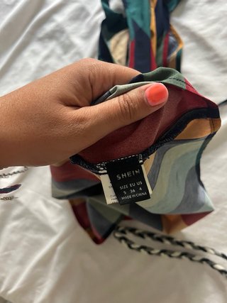 Blusa de rayas multicolor