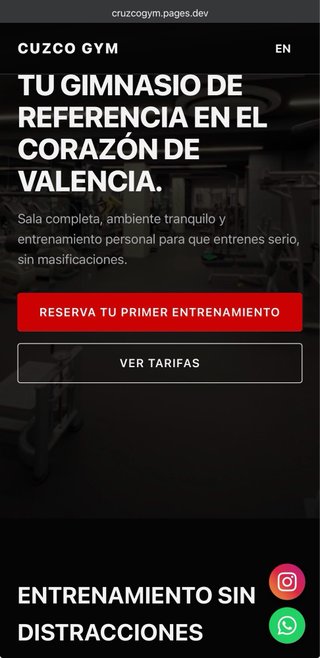 Páginas web profesionales para negocios desde 20€
