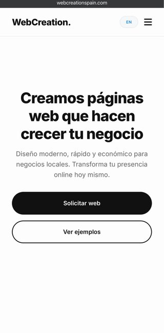Páginas web profesionales para negocios desde 20€