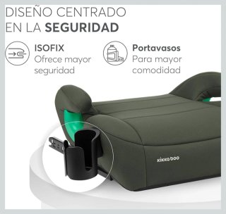 Kikka Boo I-POP Alzador coche Isofix Portavasos