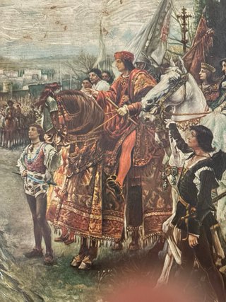 Cuadro La rendición de Granada Marco Dorado