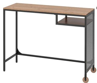 Mesa alta Ikea Fjällbo madera y metal