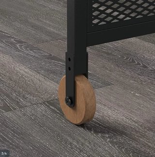 Mesa alta Ikea Fjällbo madera y metal