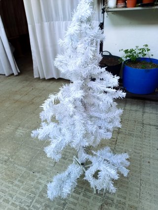 Árbol de Navidad Blanco Decorativo
