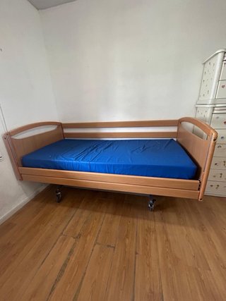 Cama articulada madera y tela