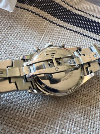 Reloj Emporio Armani Cronógrafo Azul y Plateado