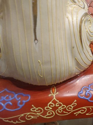Pareja Leones Japoneses Fu Porcelana Kutani Oro