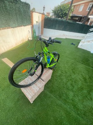 Bicicleta Montaña Rockrider Verde