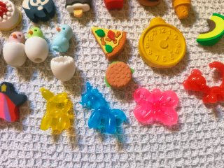 Lote de 25 gomas de borrar kawaii
