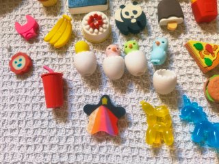 Lote de 25 gomas de borrar kawaii