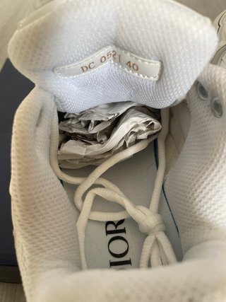 Zapatillas Dior Blancas y Grises