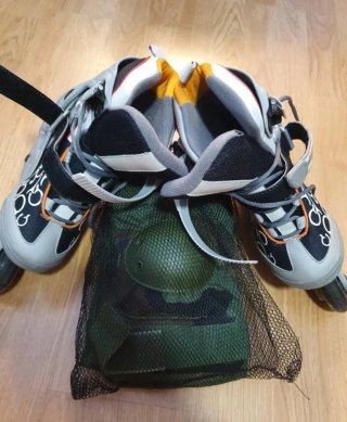 Patines en línea talla 36 + rodilleras