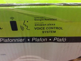 Lámpara Ventilador Mantra Tibet Plateado