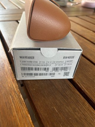 Ray-Ban Wayfarer Shiny Warm Stone
