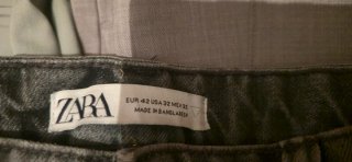 Shorts vaqueros Zara grises desgastados