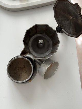 Cafetera italiana aluminio 4 tazas