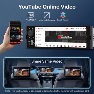 Radio Coche CarPlay Inalámbrico Hodozzy 1 DIN