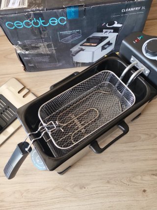Cecotec Freidora Cleanfry 3L 2000W