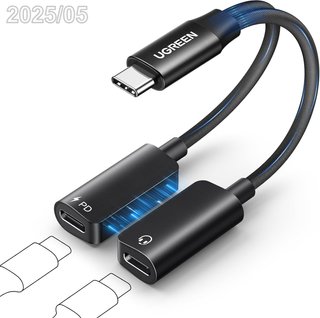 UGREEN Adaptador Auriculares USB-C PD 60W CM821