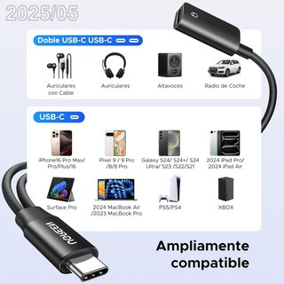 UGREEN Adaptador Auriculares USB-C PD 60W CM821