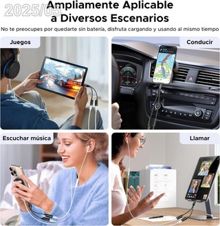 UGREEN Adaptador Auriculares USB-C PD 60W CM821