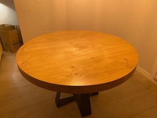 Mesa diseño Comedor Extensible Madera y Hierro