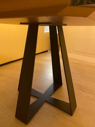 Mesa diseño Comedor Extensible Madera y Hierro