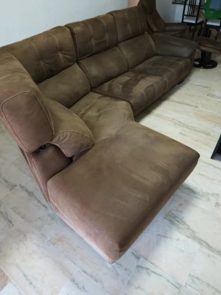 Sofá Rinconera Marrón