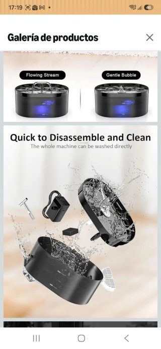 Fuente de agua automática para mascotas nuevo prec