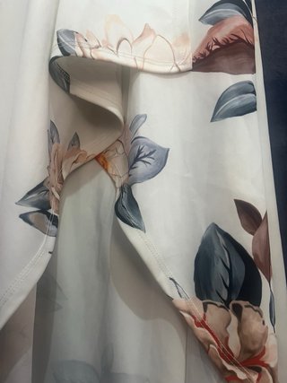 Vestido Blanco floreado