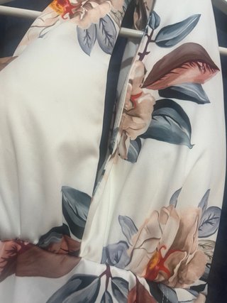Vestido Blanco floreado