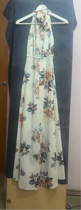 Vestido Blanco floreado
