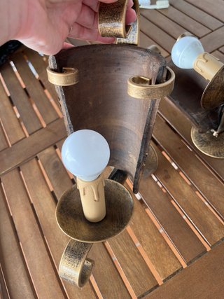 Lampade da parete rustiche (2 unità)