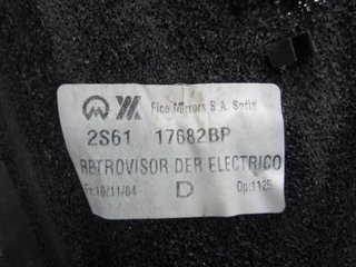 RETROVISOR DERECHO FORD FIESTA (CBK) 2S6117682BP 1274341