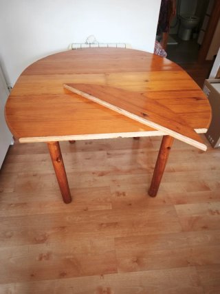 Mesa comedor extensible madera