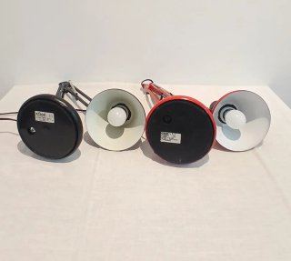 LAMPADE DA SCRITTOIO FASE IN ROSSO E NERO