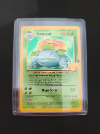 Carta Pokémon Venusaur 25 Aniversario 15/102