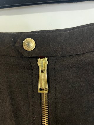 Gonna Dsquared2 midi zip oro marrone M