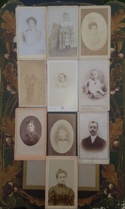 Foto antiche francesi del XIX secolo, lotto 2