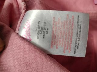 Barbie L rosa ricamato vintage