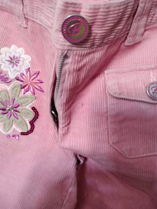 Barbie L rosa ricamato vintage