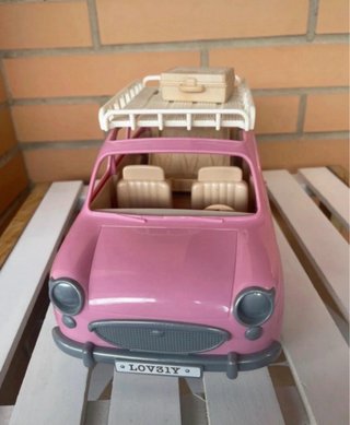 Sylvanian families coche monovolumen picnic rosa!