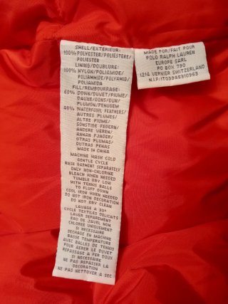 Chaleco plumon Ralph Lauren talla L