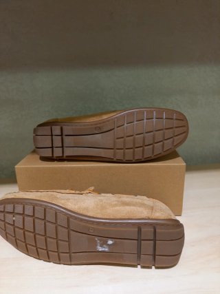 Mocassini uomo scamosciati camel taglia 42