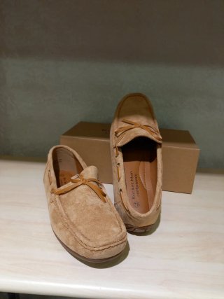 Mocassini uomo scamosciati camel taglia 42